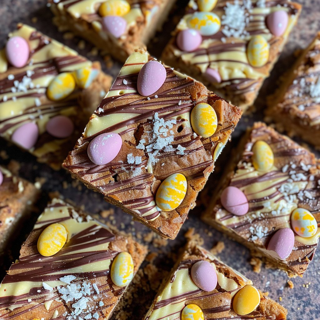 Mini Egg Chocolate Blondies