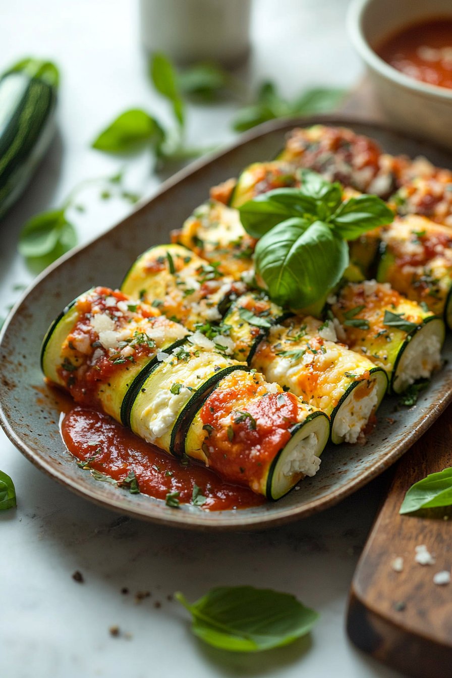 Homemade Zucchini Roll-Ups