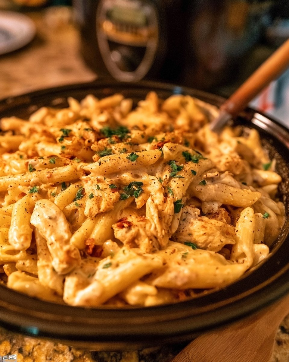 Crock Pot Cajun Chicken Pasta Recipe