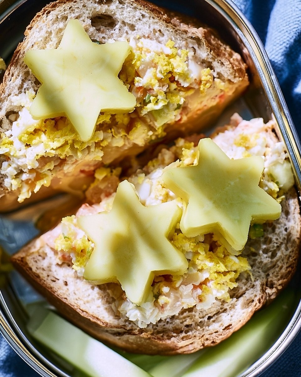 Leckere Sternchen-Sandwiches