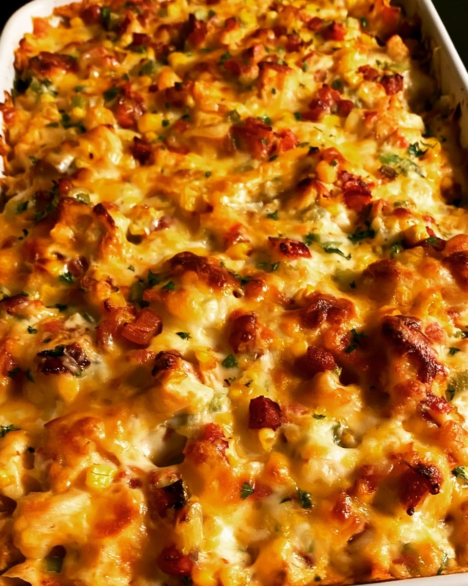 BBQ Chicken Southwest Casserole Recipe