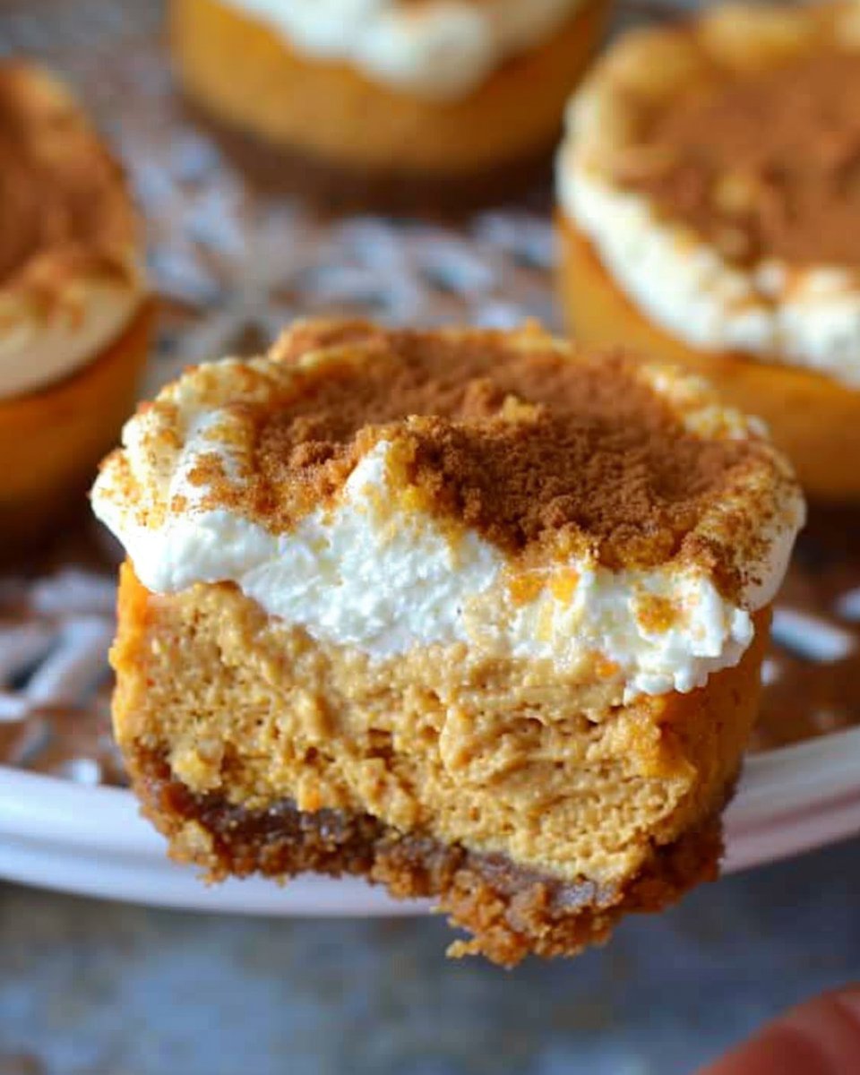 Mini Pumpkin Cheesecakes