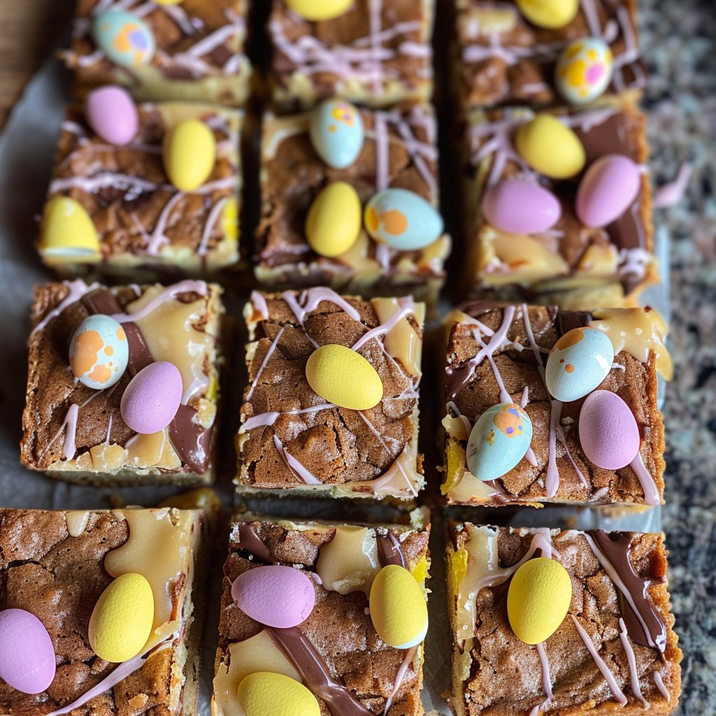 Mini Egg Chocolate Blondies