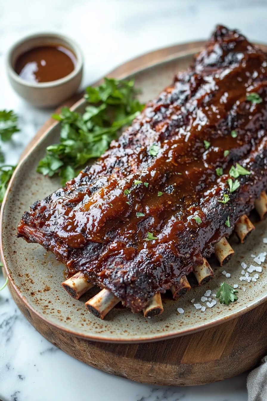 Oven-Baked BBQ Beef Ribs