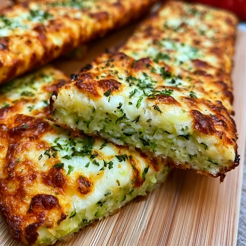 Käse-Zucchini-Brotsticks