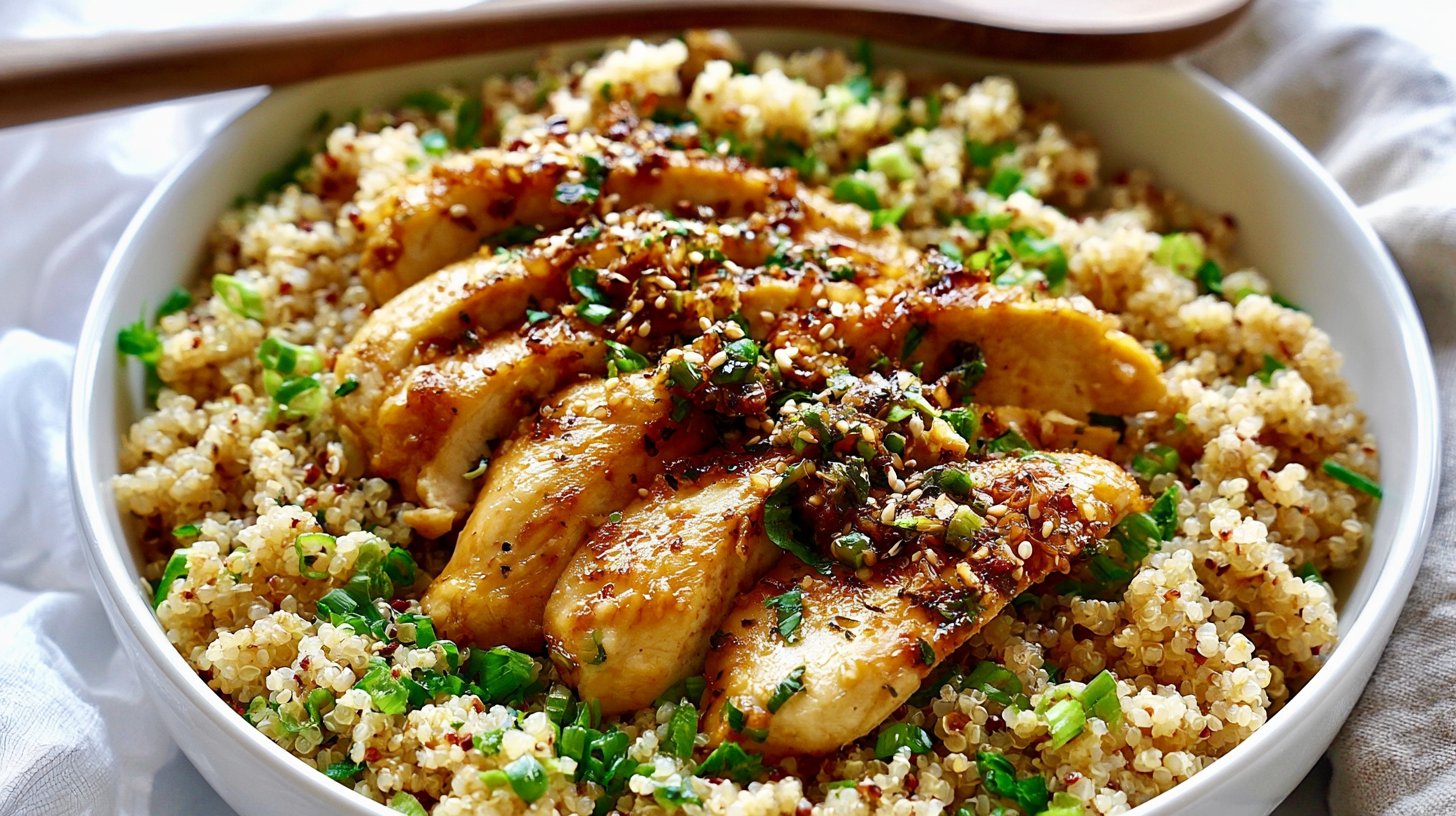 Honey Garlic Chicken Quinoa
