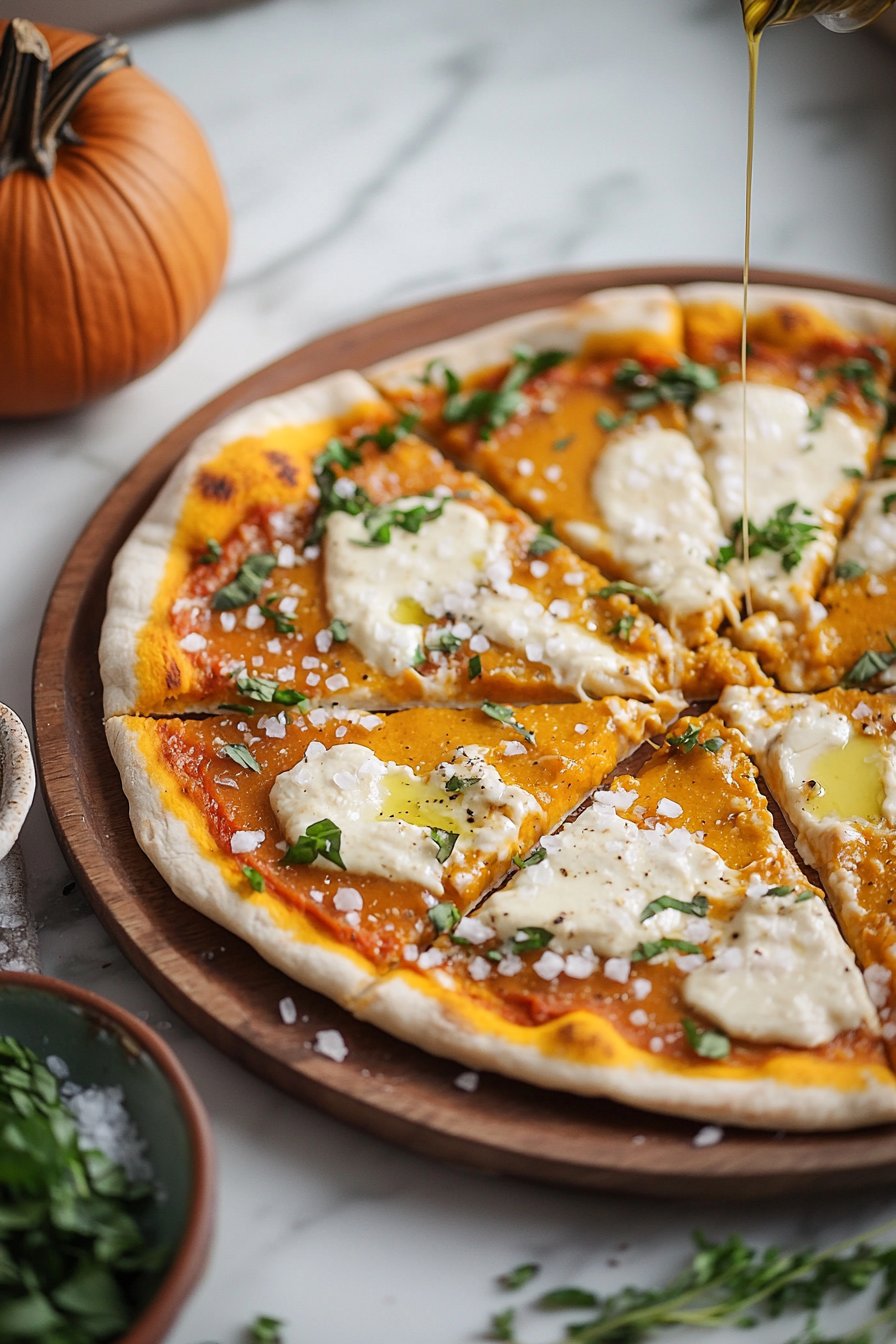 5-Ingredient Pumpkin Gouda Pizza