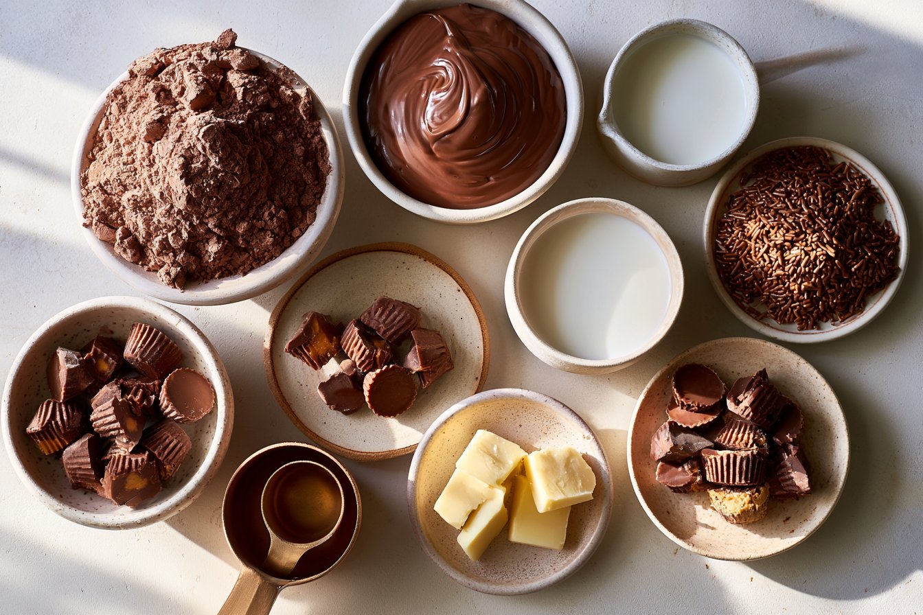 Peanut Butter Cup Dump Cake