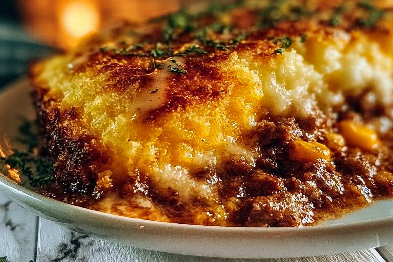 Cowboy Cornbread Casserole