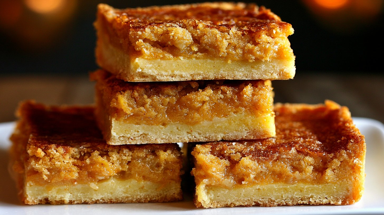Pumpkin Gooey Butter Bars