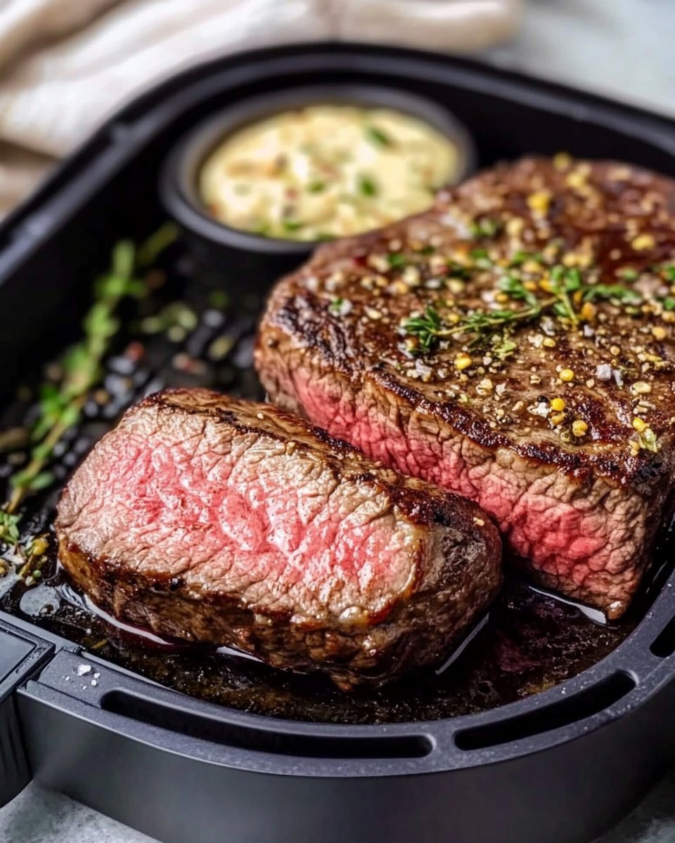 Rindersteak im Airfryer – saftig & einfach