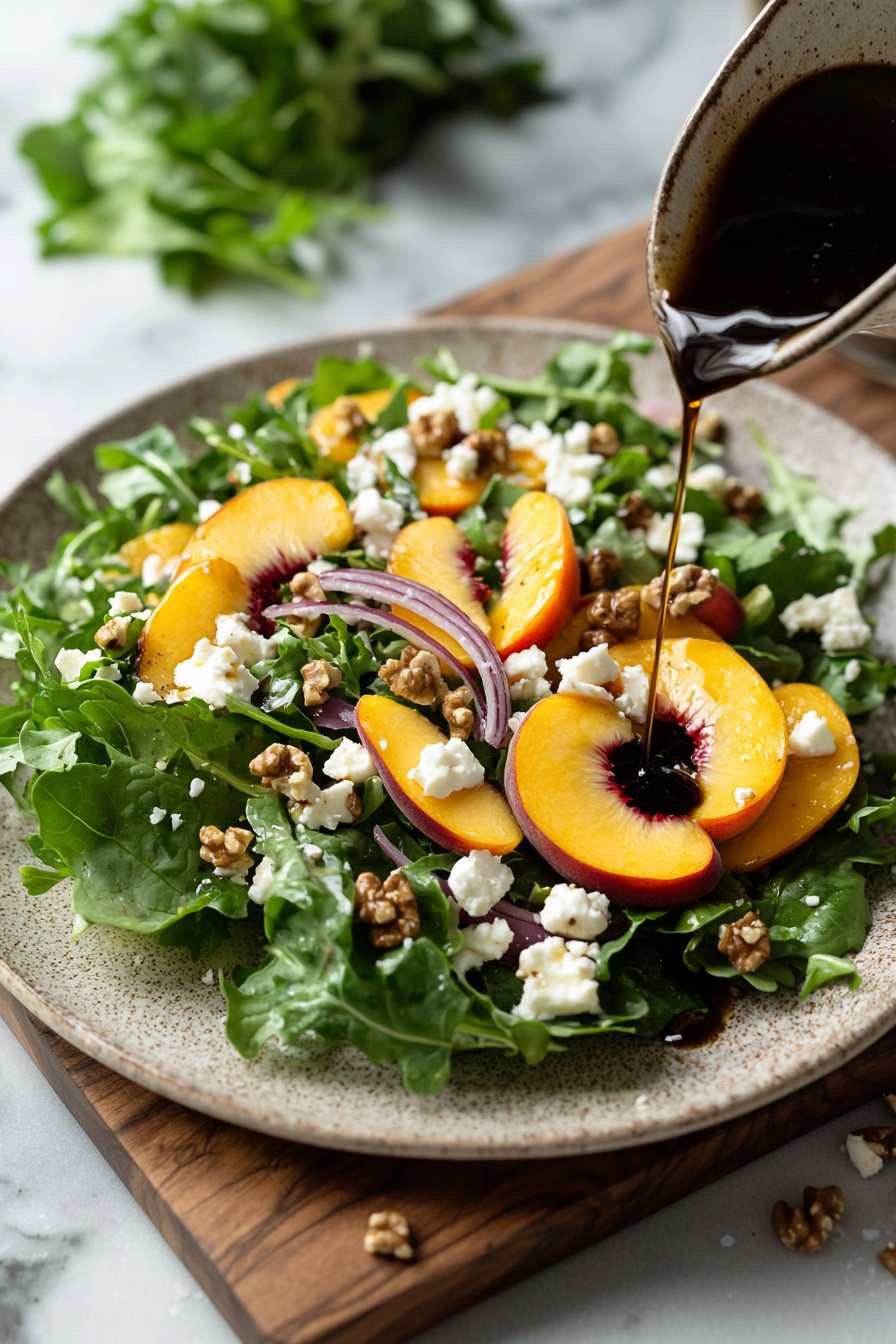 Refreshing Summer Peach Salad