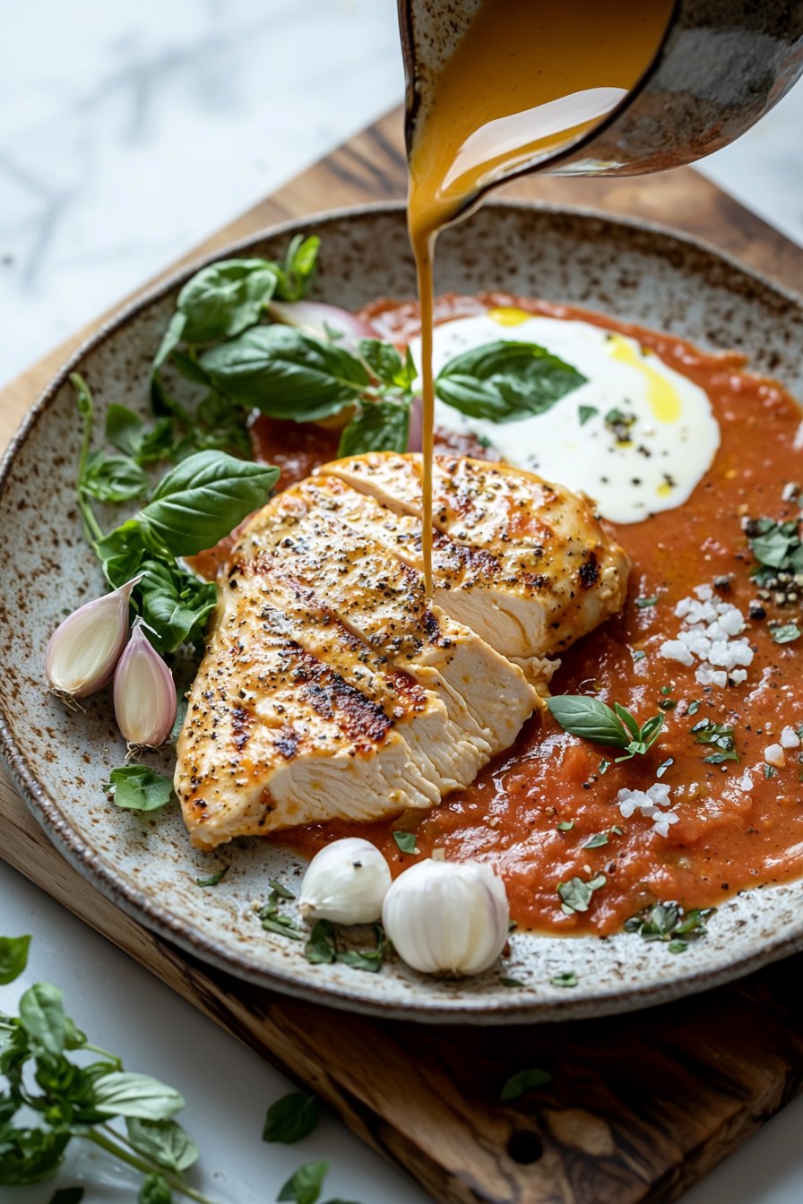 Cremige Tomaten-Hühnerbrust