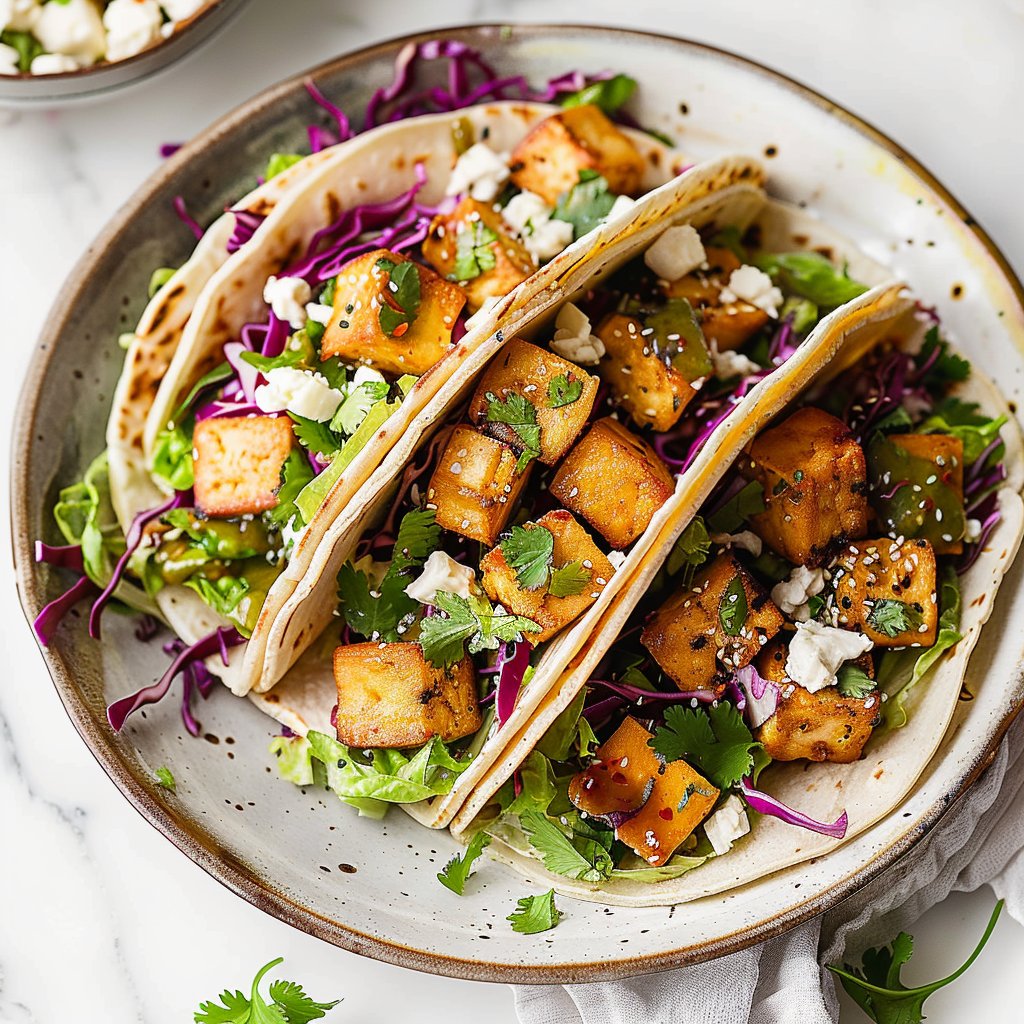 Crispy Tofu Tacos