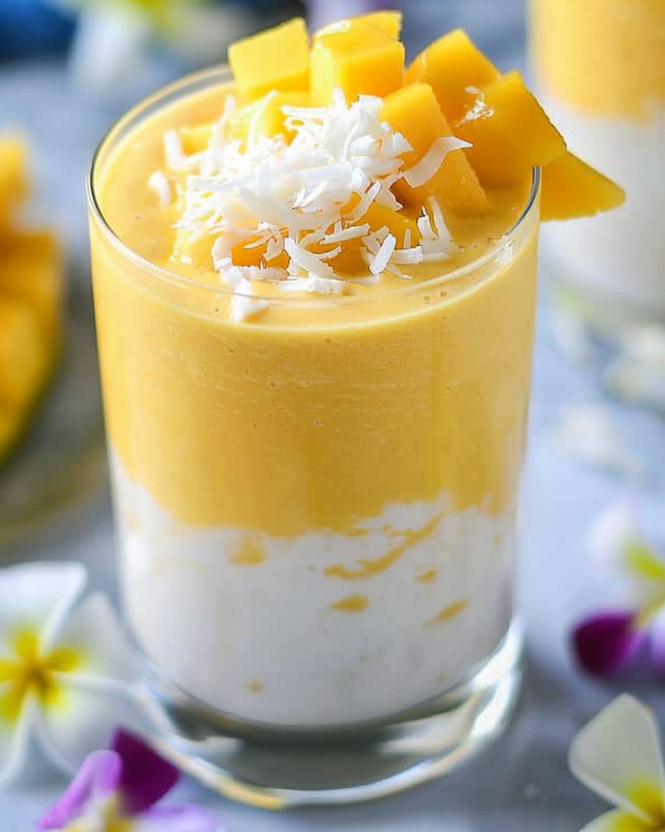 Mango Coconut Collagen Smoothie