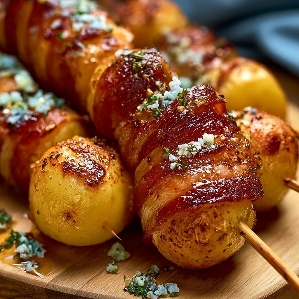 Kartoffel-Bacon-Spieße