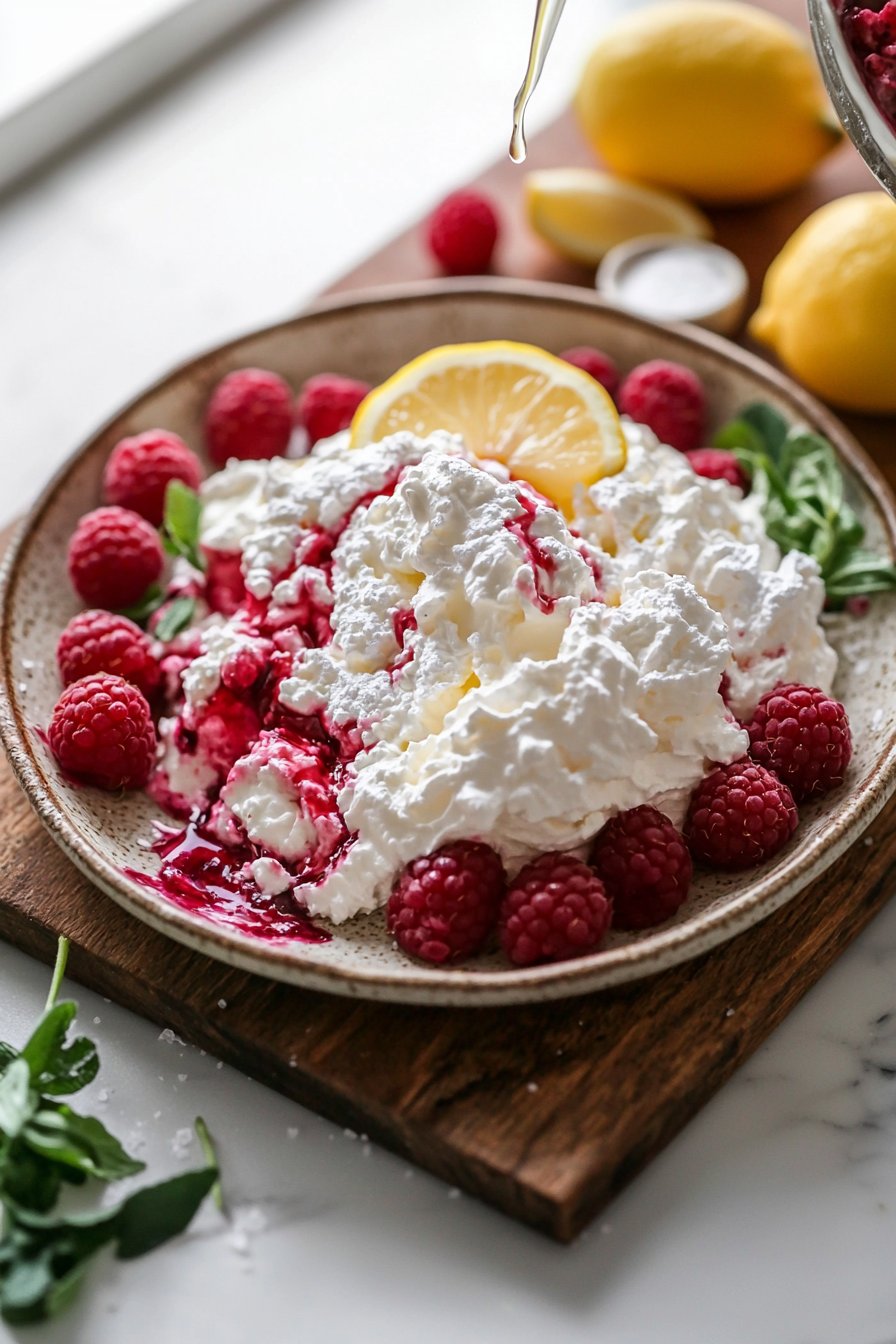 Lemon Raspberry Fluff