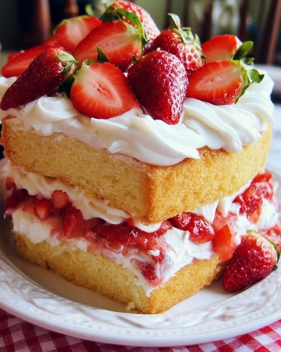 Best Strawberry Shortcake Cake Recipe