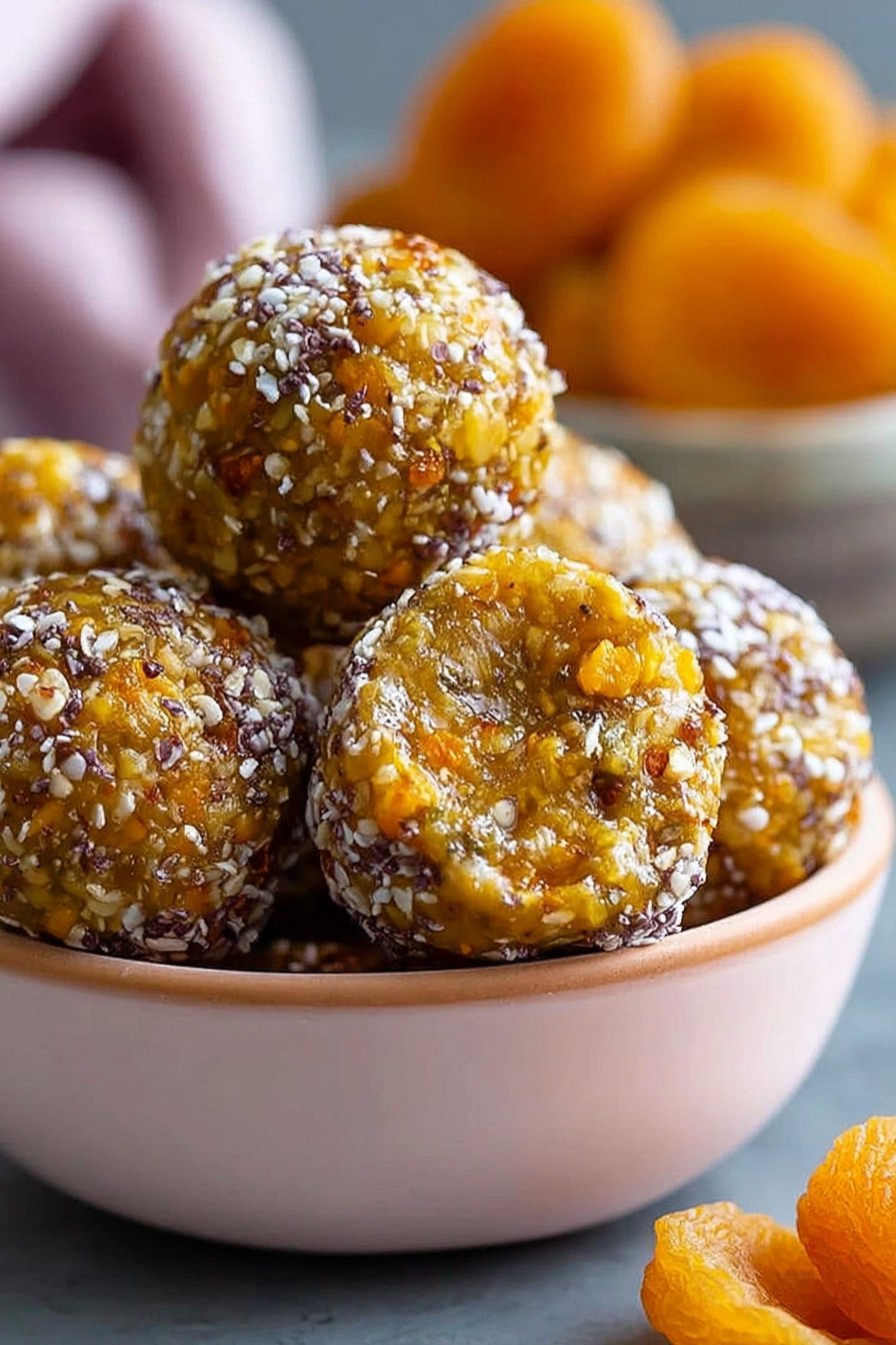 Simple Apricot Energy Balls