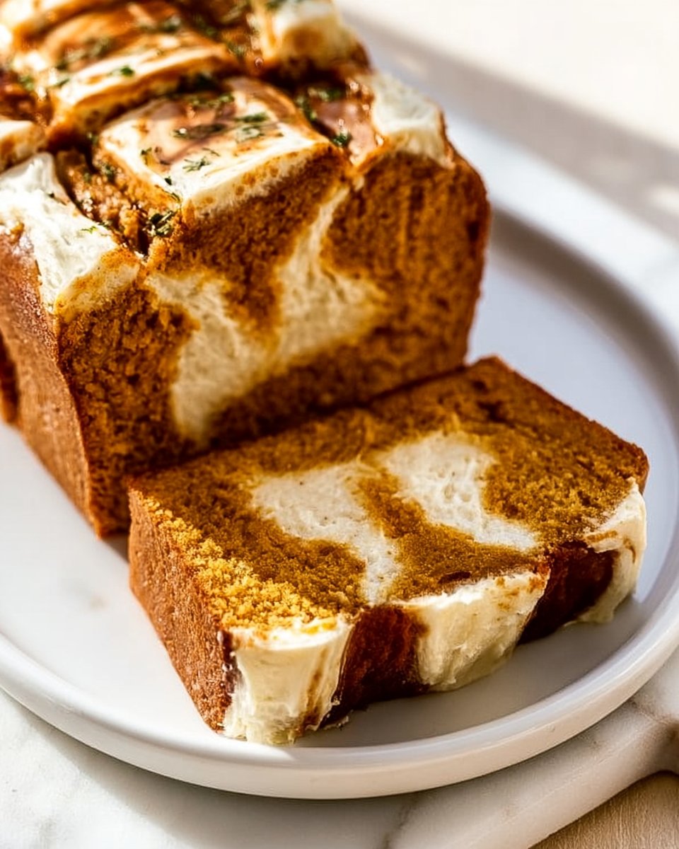 Creamy 20-Minute Copycat Pumpkin Cream Cheese Streusel Bread