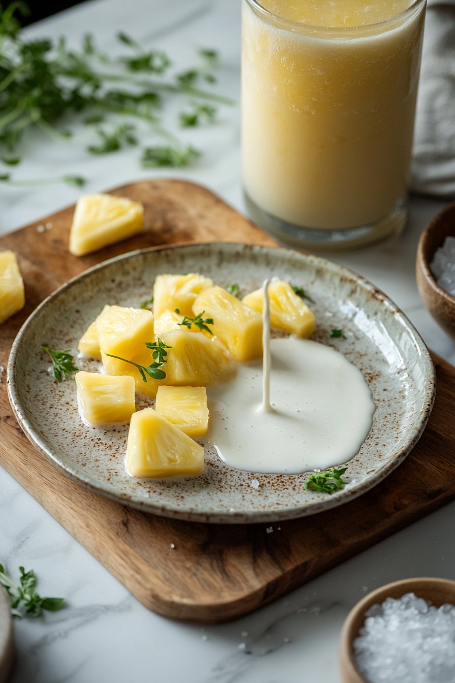 Pineapple Milkshake