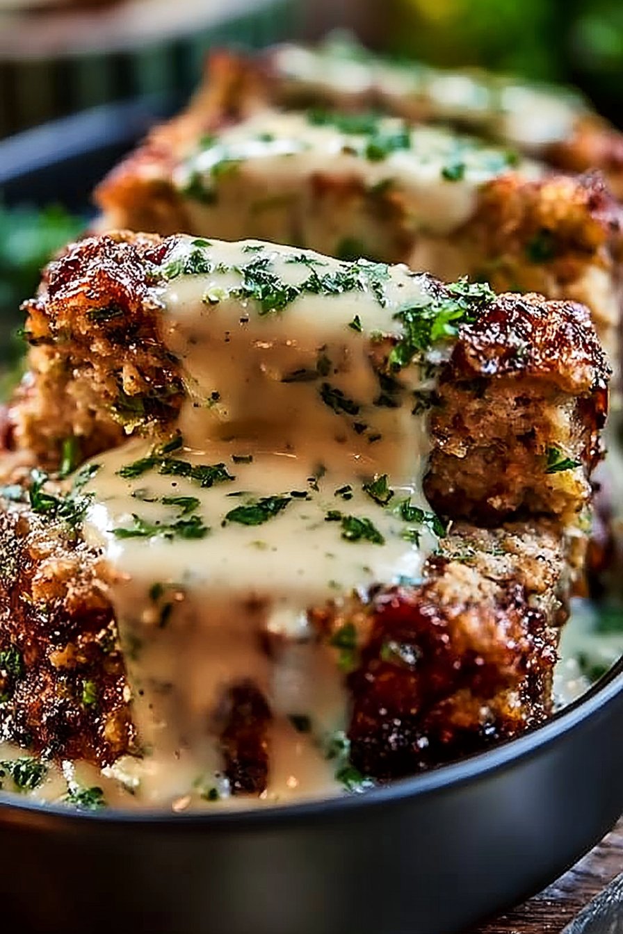 Garlic Parmesan Meatloaf