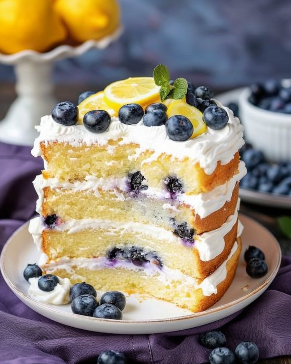 Lemon Blueberry Cake