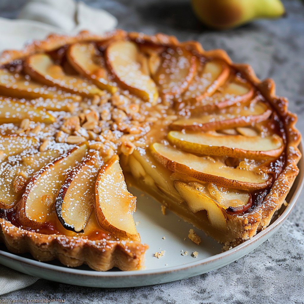 Pear Frangipane Tart