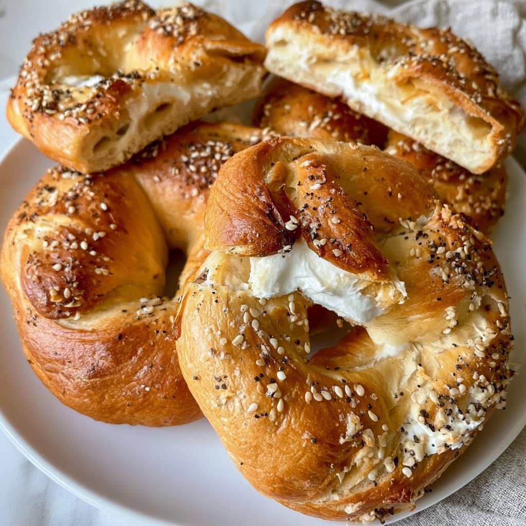 High-Protein Air Fryer Bagels