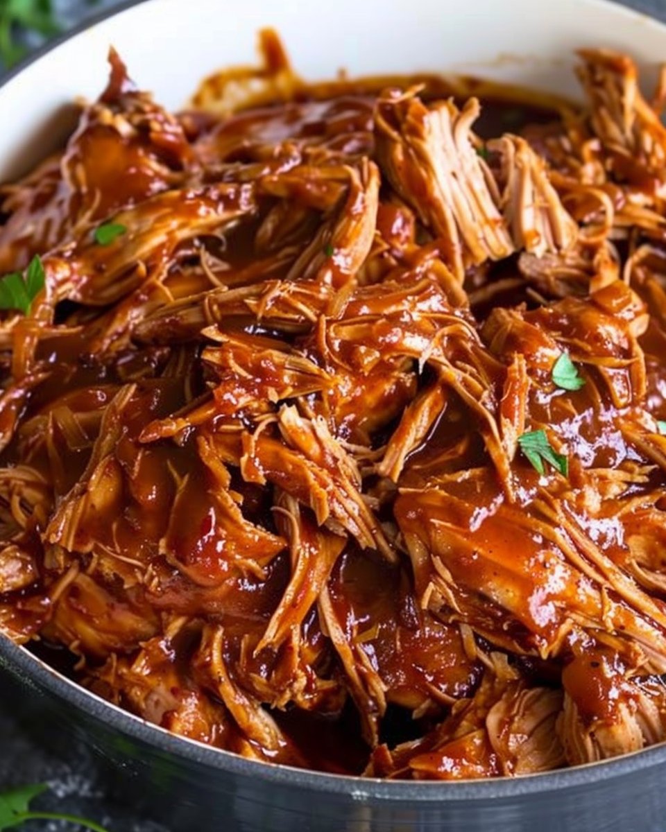 The Best Crockpot BBQ Chicken (Easy Pulled Chicken)