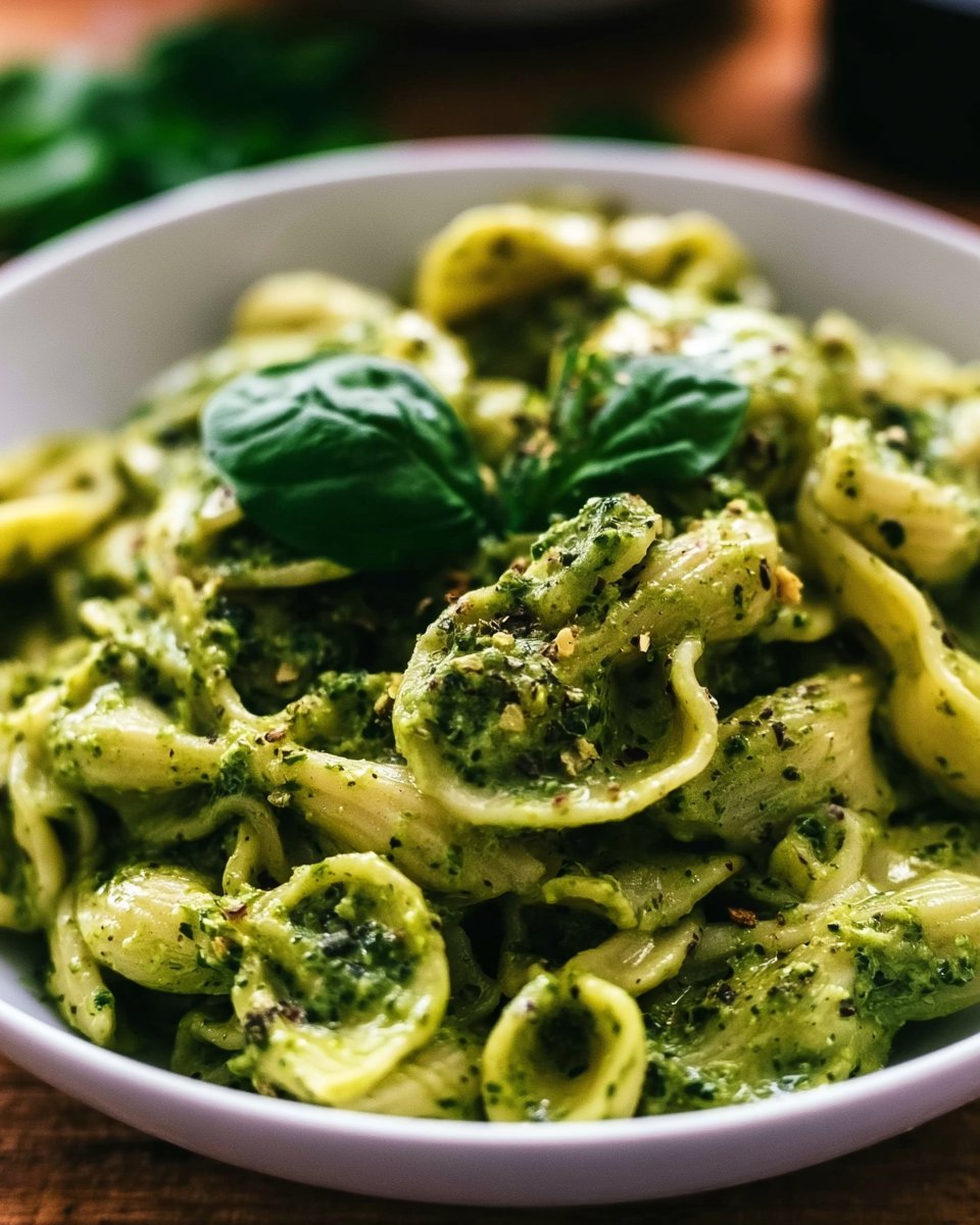 Easy Creamy Pesto Pasta