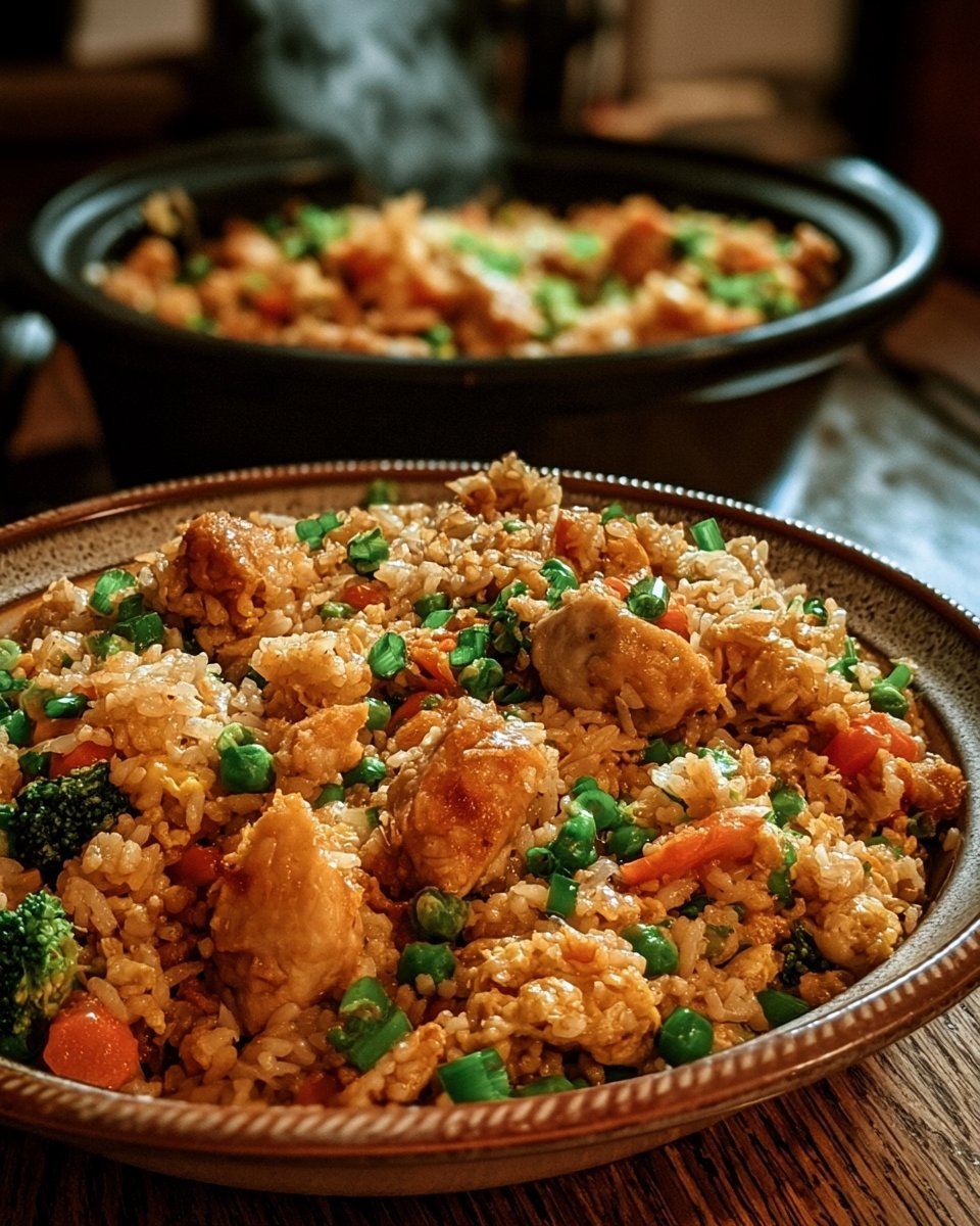 Crockpot Chicken Fried Rice Recipe