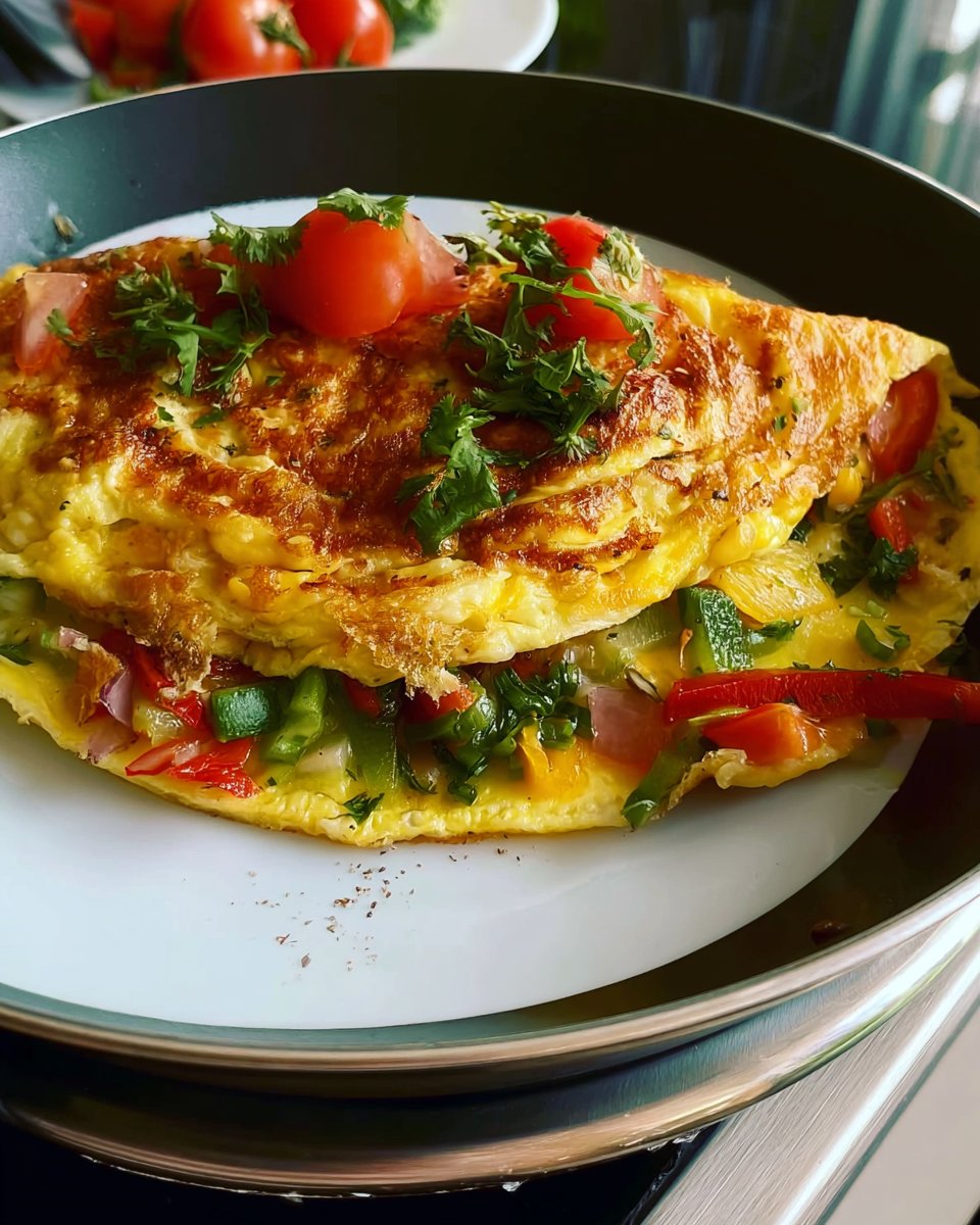 Perfect Veggie Omelette Recipe