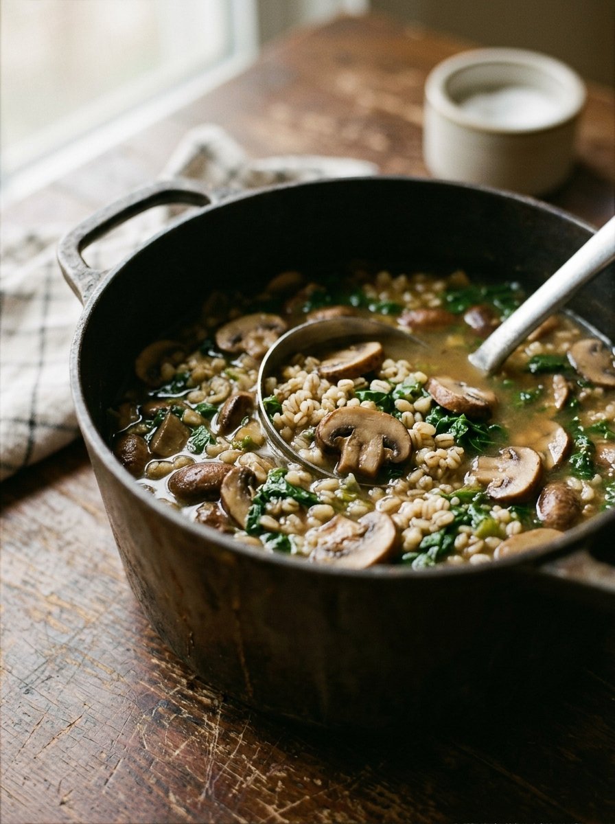 Mushroom Barley Soup