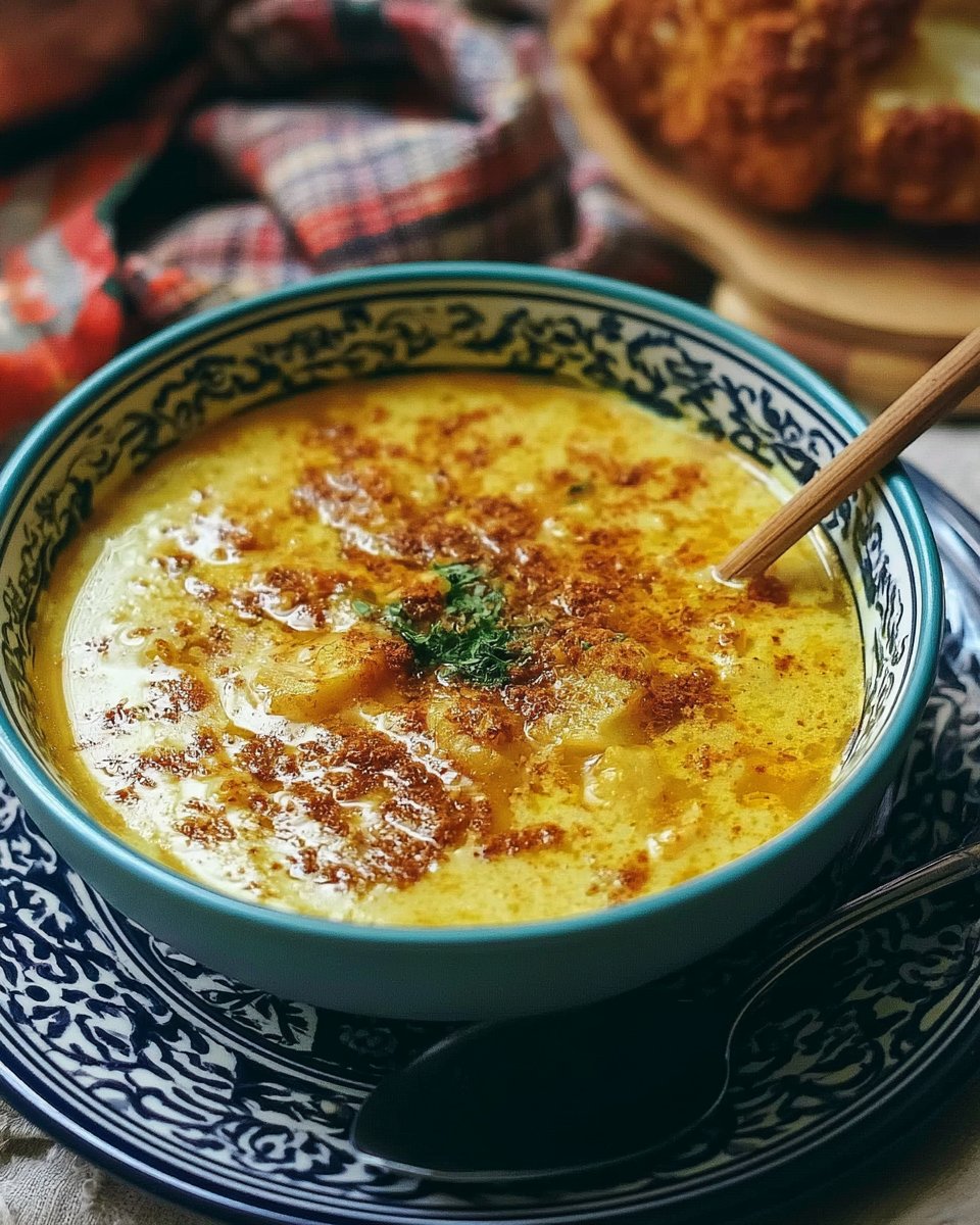 Cauliflower Soup with Cumin and Turmeric