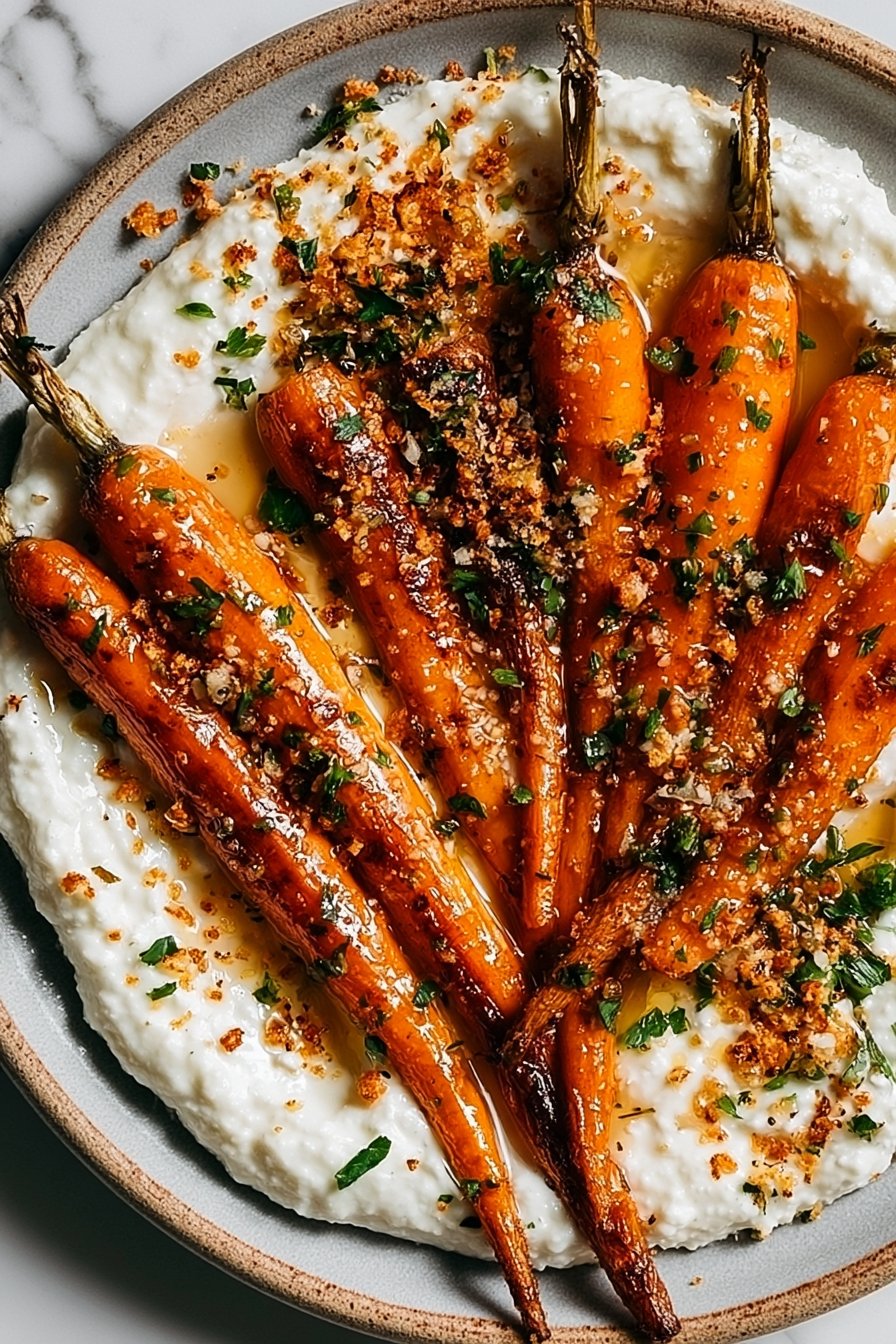 Roasted Carrots Recipe 1 Roasted Carrots with Whipped Ricotta & Hot Honey - Keto Spoonful | Healthy recipes, Recipes to try, Yummy recipes