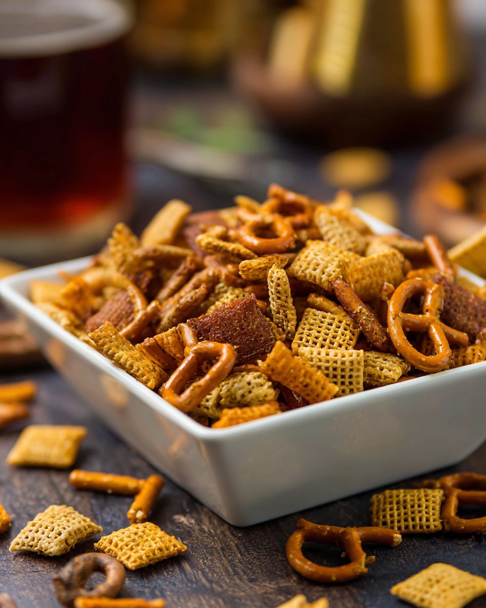Smoked Chex Mix