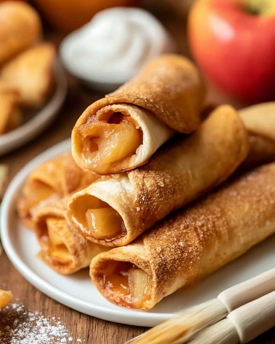 AIR FRYER APPLE PIE TAQUITOS