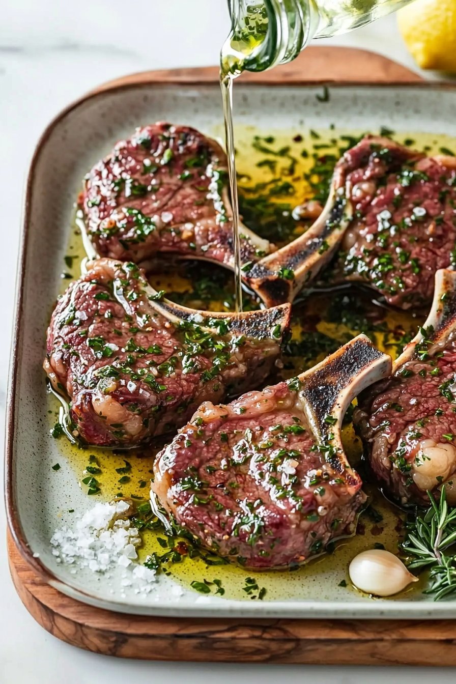 Marinated Lamb Loin Chops