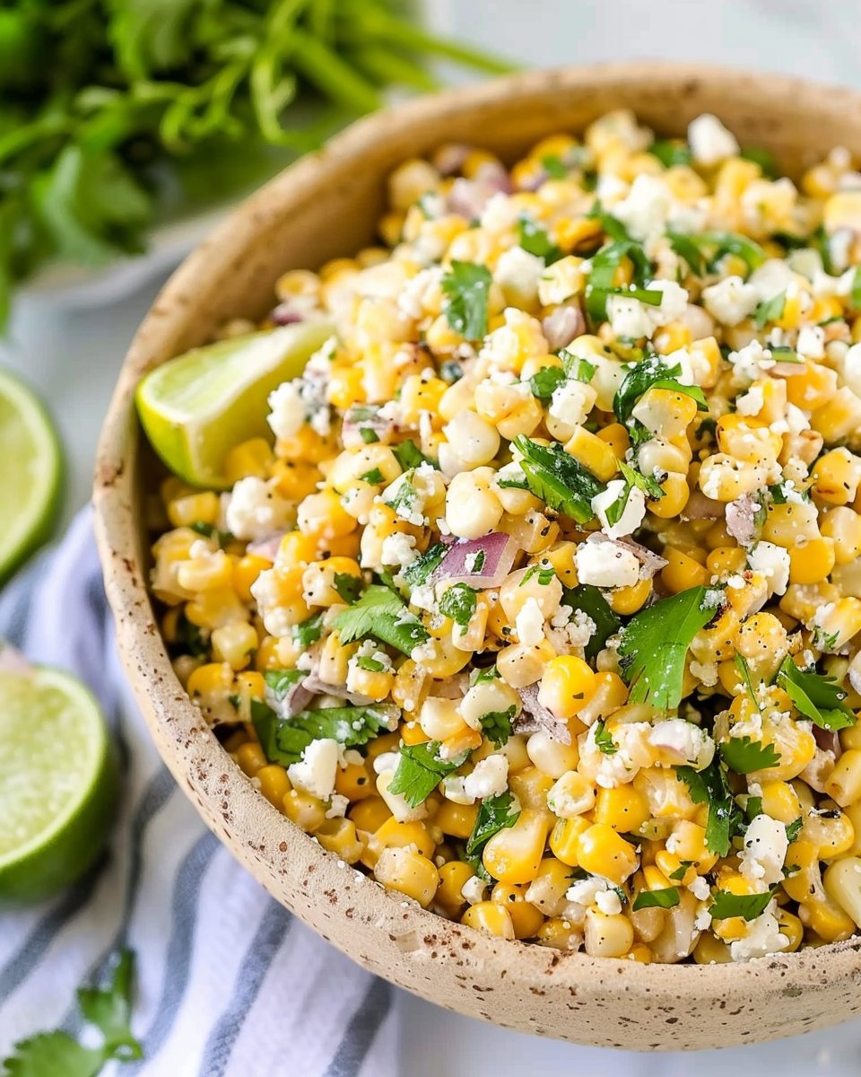 Lightened-Up Mexican Street Corn Salad
