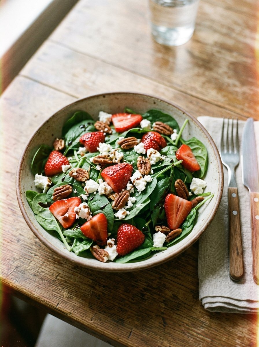 Strawberry Spinach Salad