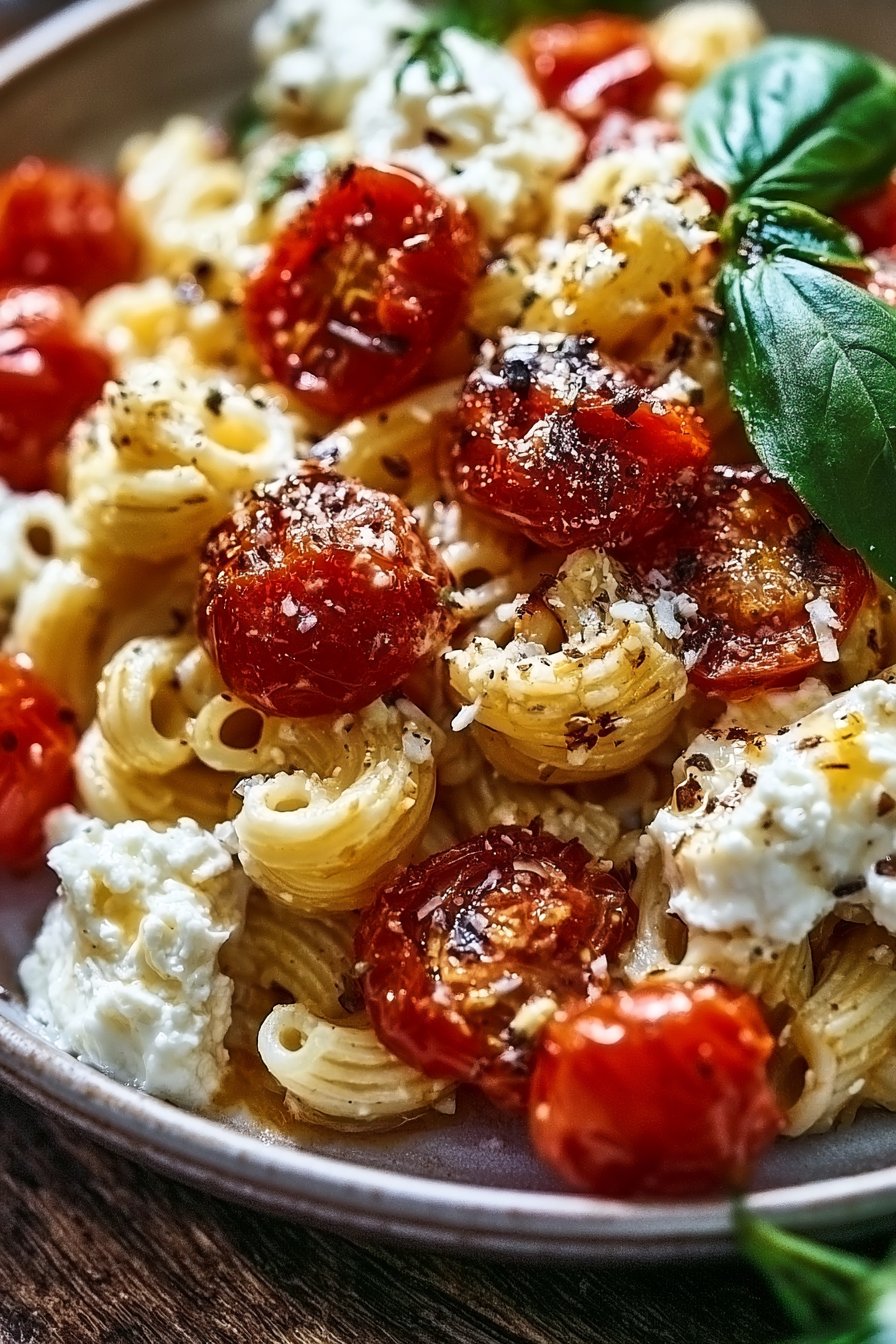 Roasted Tomato and Garlic Ricotta Pasta Everyone Loves | Easy Dinner Everyone Asks For