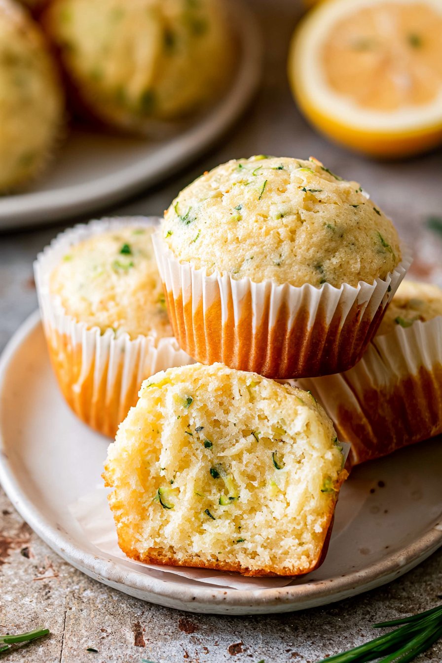 Lemon Zucchini Muffins