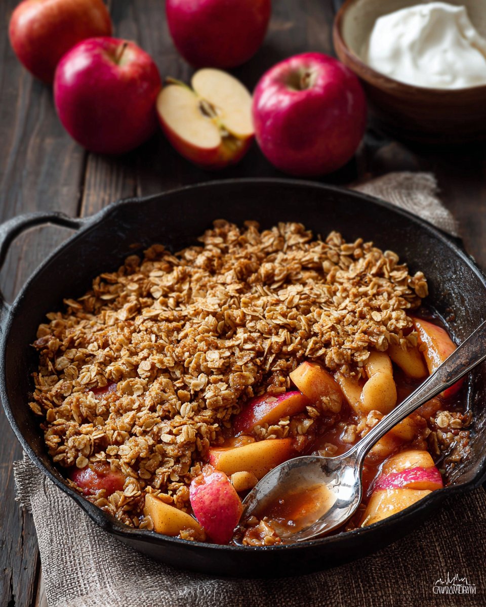 Stovetop Apple Crisp