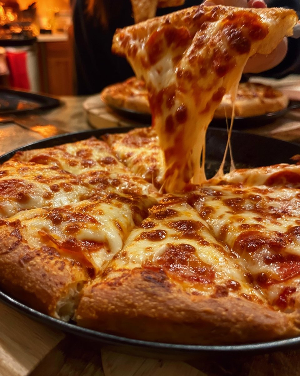 Cheese Pull Pizza Recipe