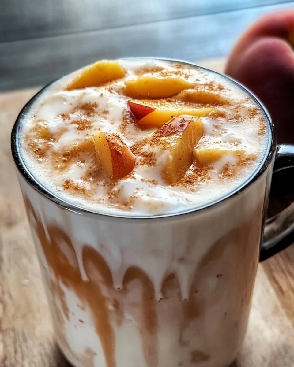 Peach Cobbler Chai Latte: Your New Favorite Summer Sip