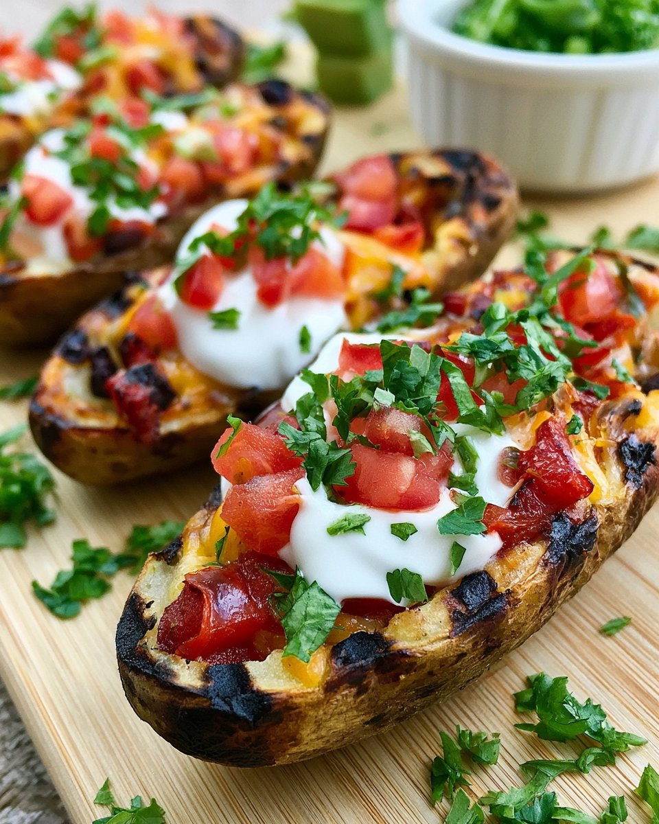 Grilled Southwestern Potato Skins