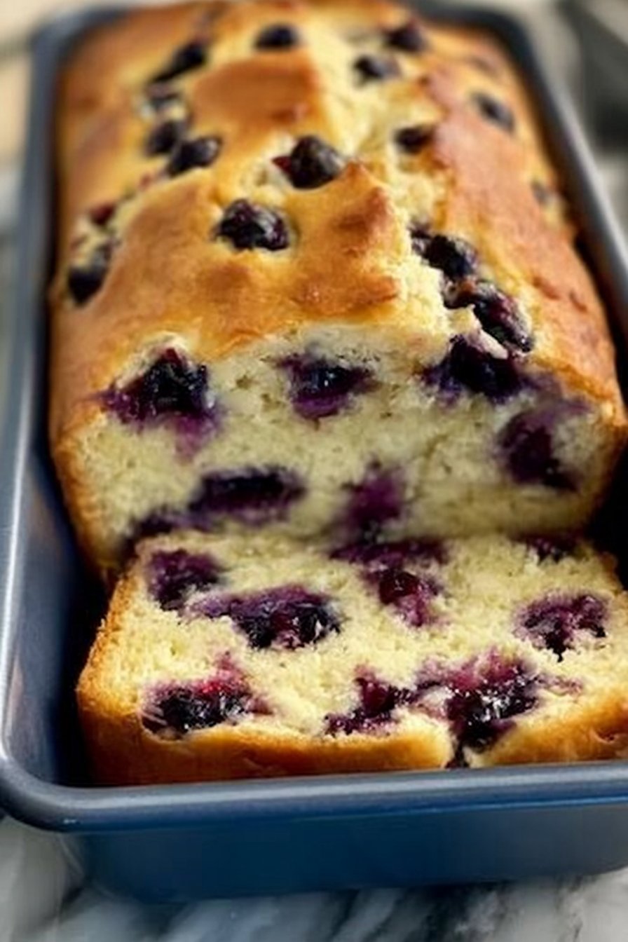 Blueberry Cream Cheese Bread