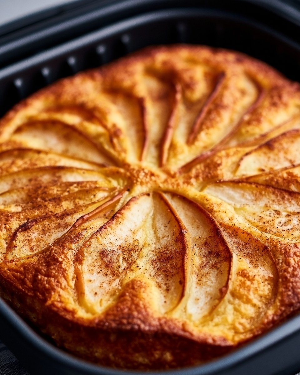Birnenkuchen aus der Heißluftfritteuse