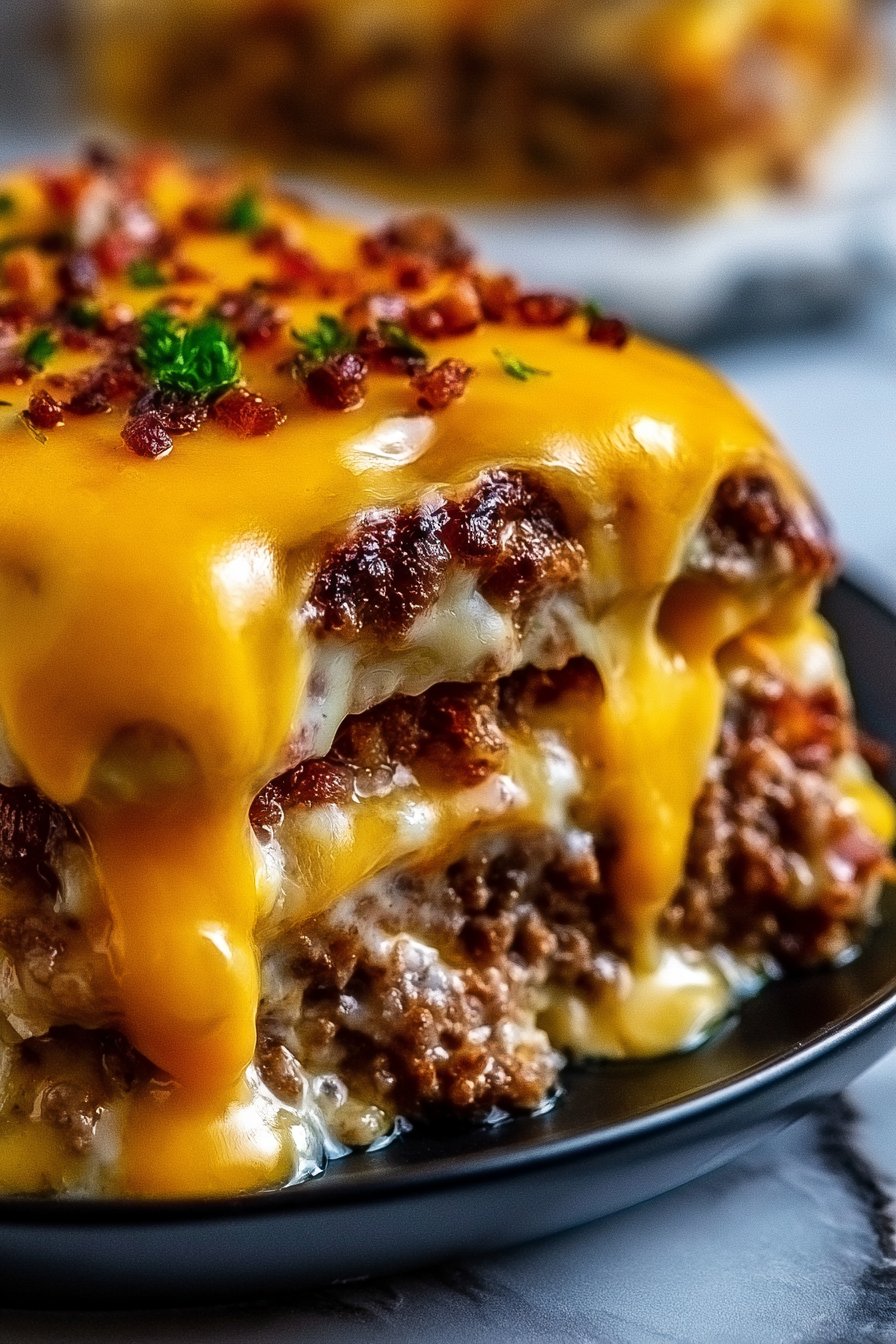 Cheesy Meatloaf Casserole